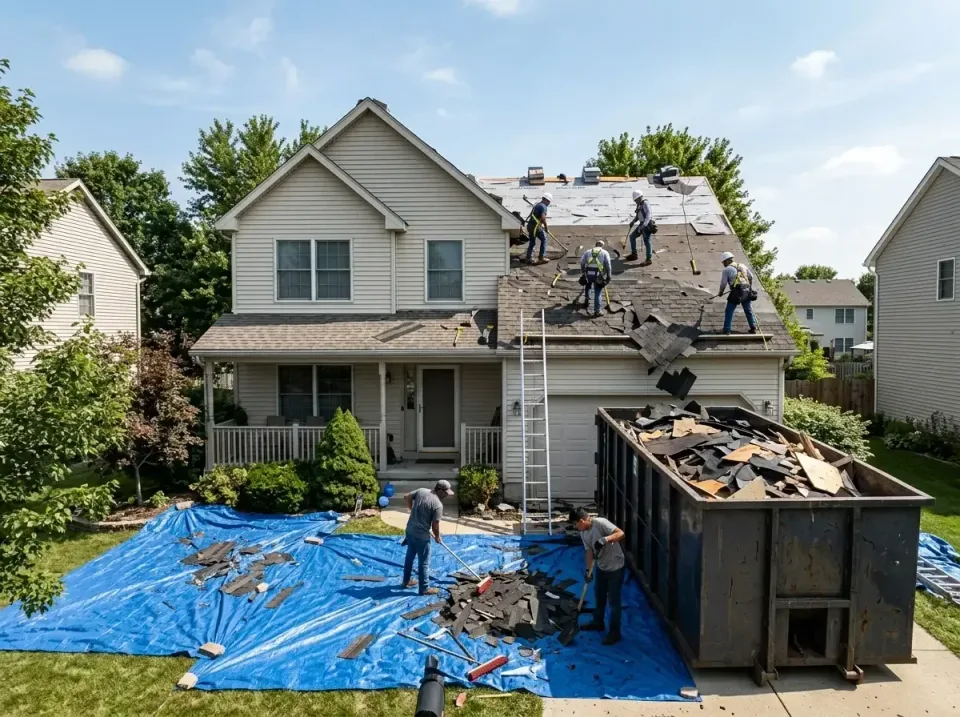 roof-replacement-debris-remova-004 — frequently asked questions, Cheapest Dumpster Rentals in Grovetown, GA